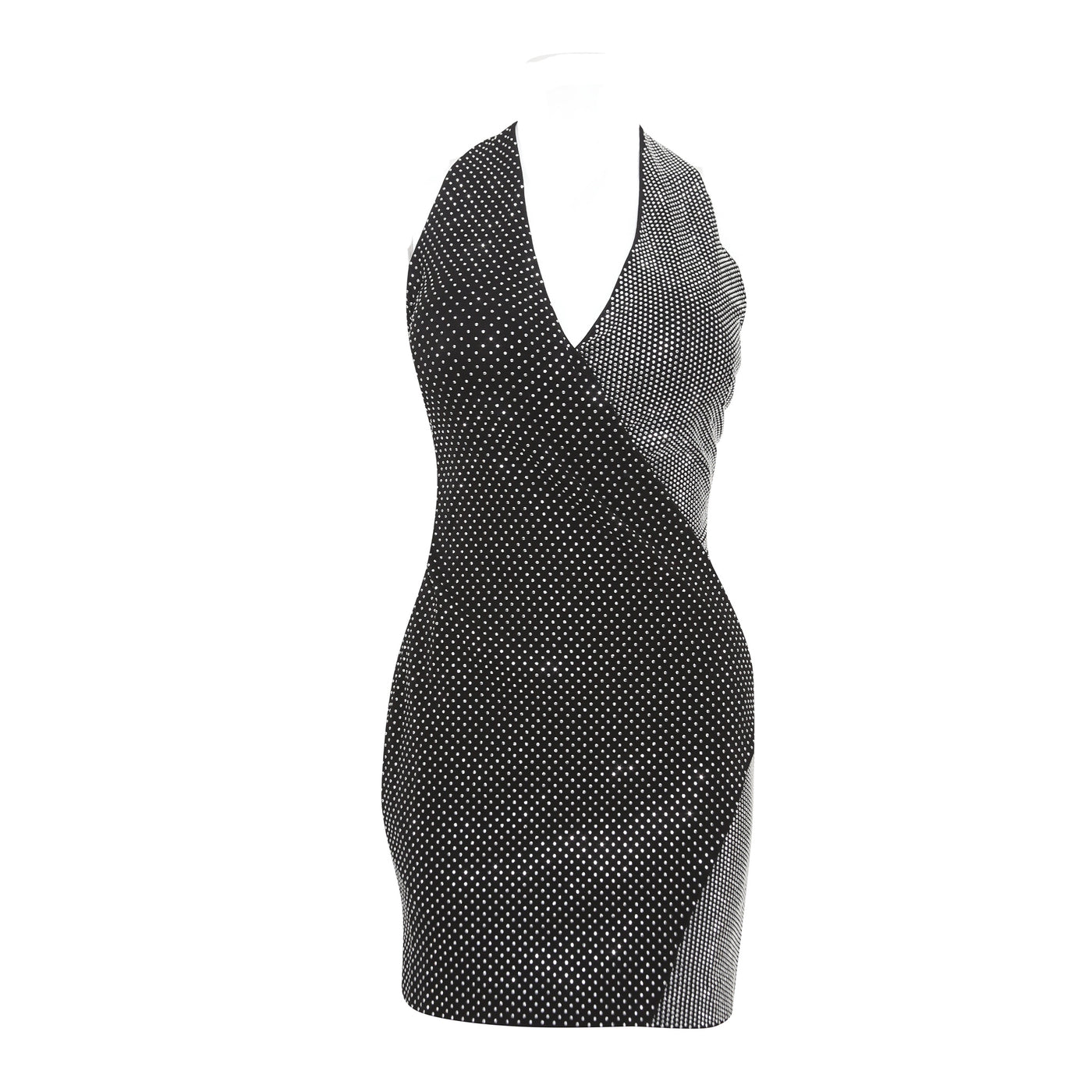 Balmain Halter-neck Black Mini Dress