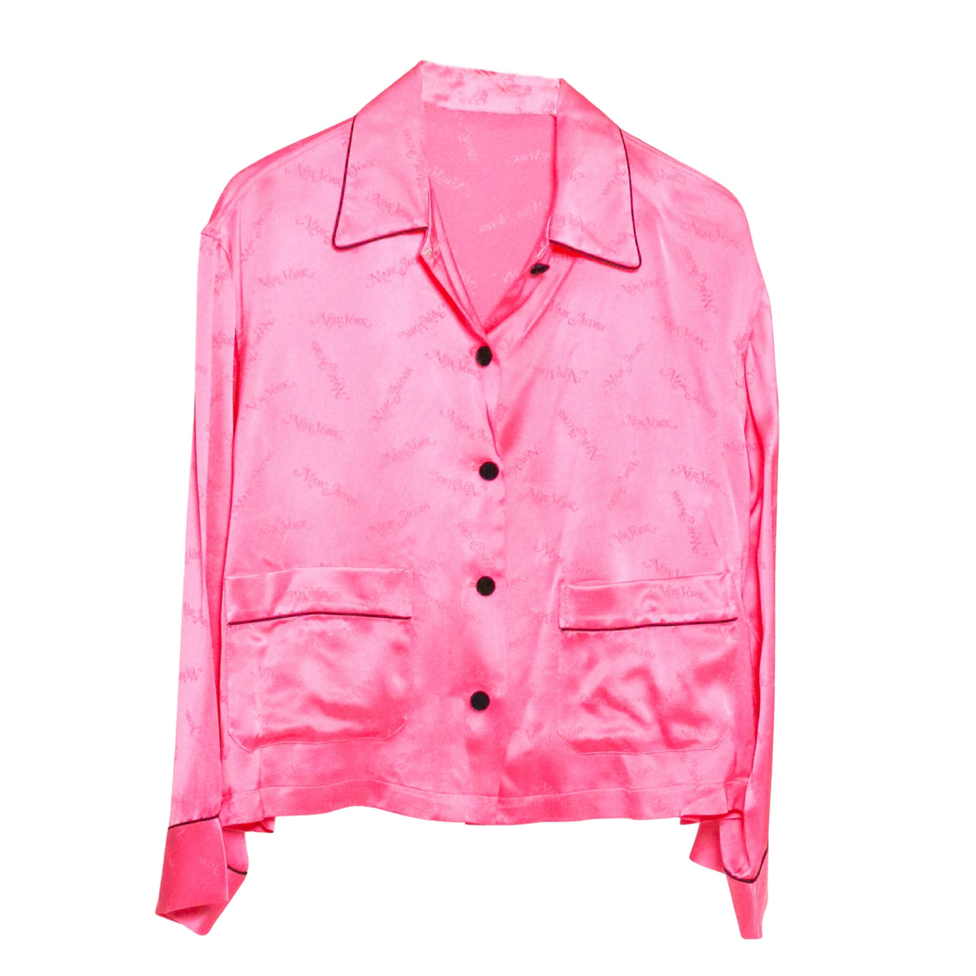 Marc Jacobs Pink Satin Blouse