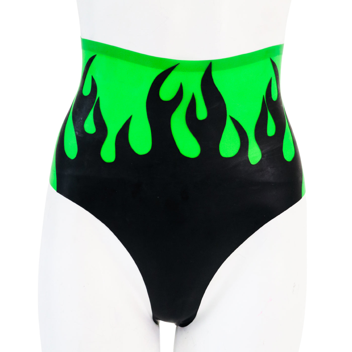 Busted 'Biohazard Hot' Green & Black Shorts