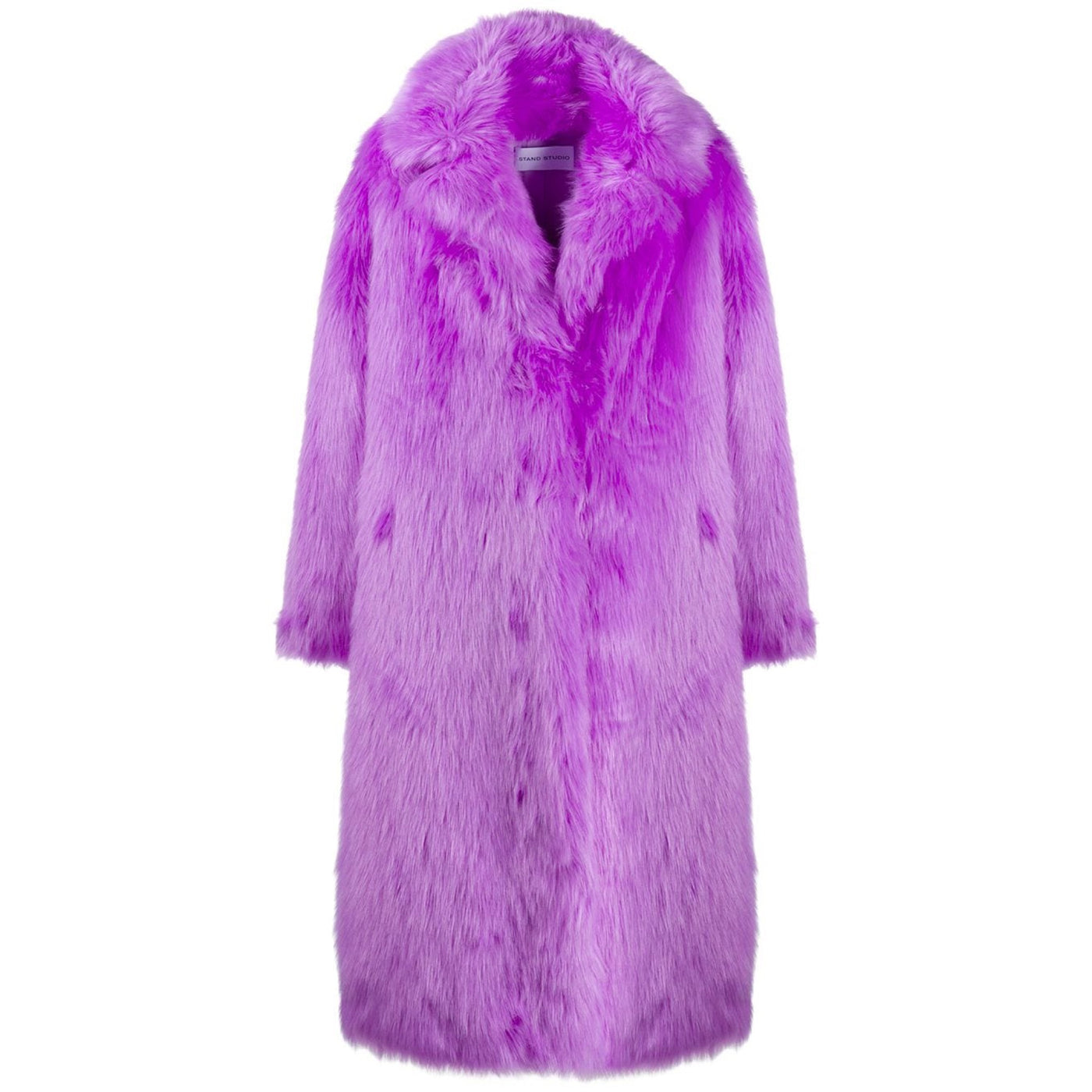 Lauryn Purple Faux Fur Coat