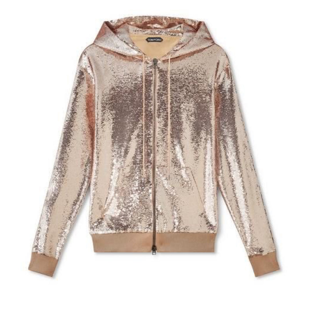 Tom ford sequin hoodie top